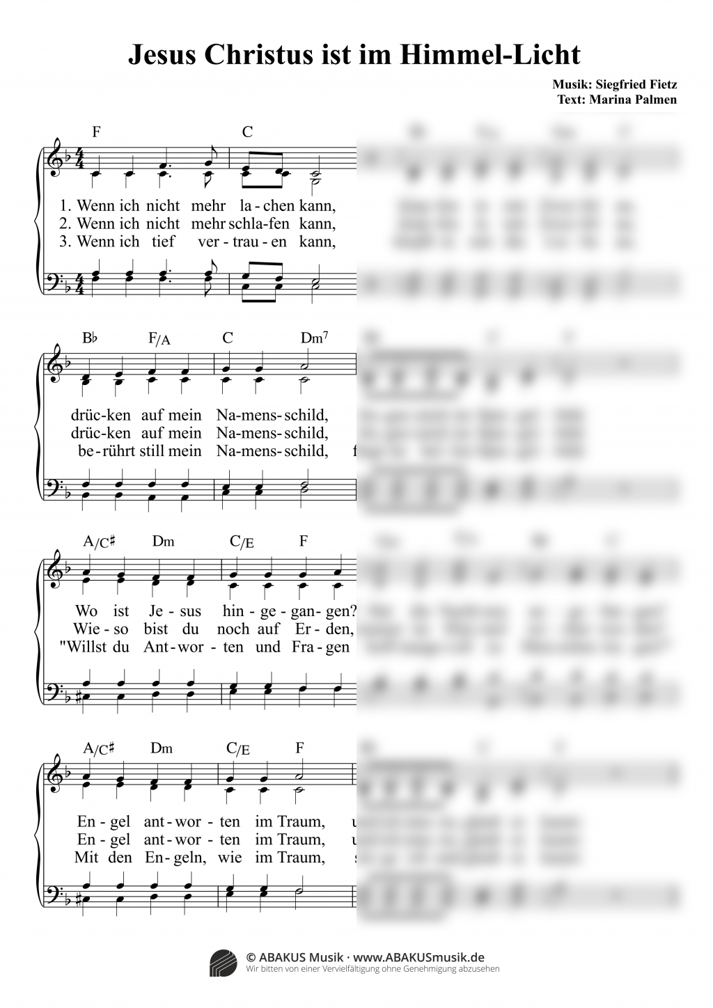 Jesus Christus ist im Himmel-Licht